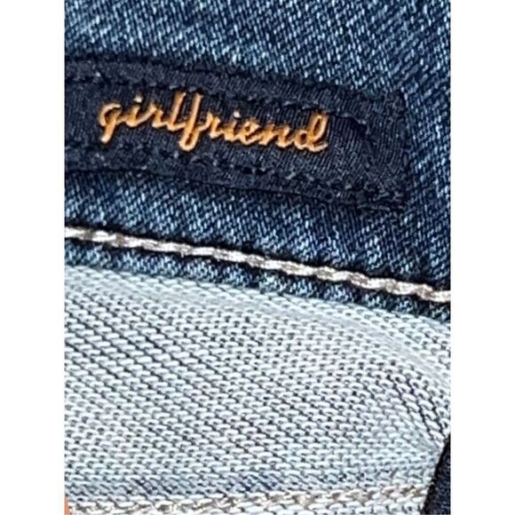 SEVEN7 Medium Wash Mid Rise Girlfriend Denim Capri Jeans Size 8 #60 - Picture 4 of 6